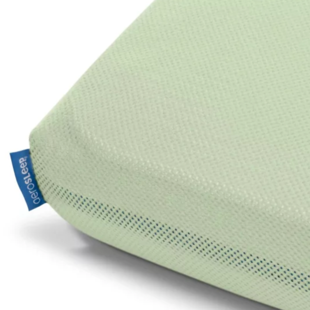 Hoeslaken Aerosleep bed premium - olive - 70x140cm