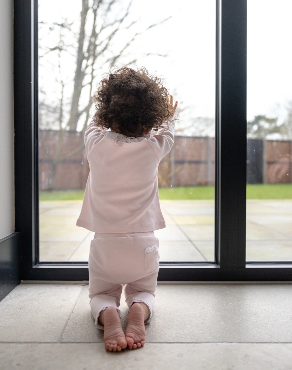 baby set 2 delig - roze - 1 maand - Poetree Kids