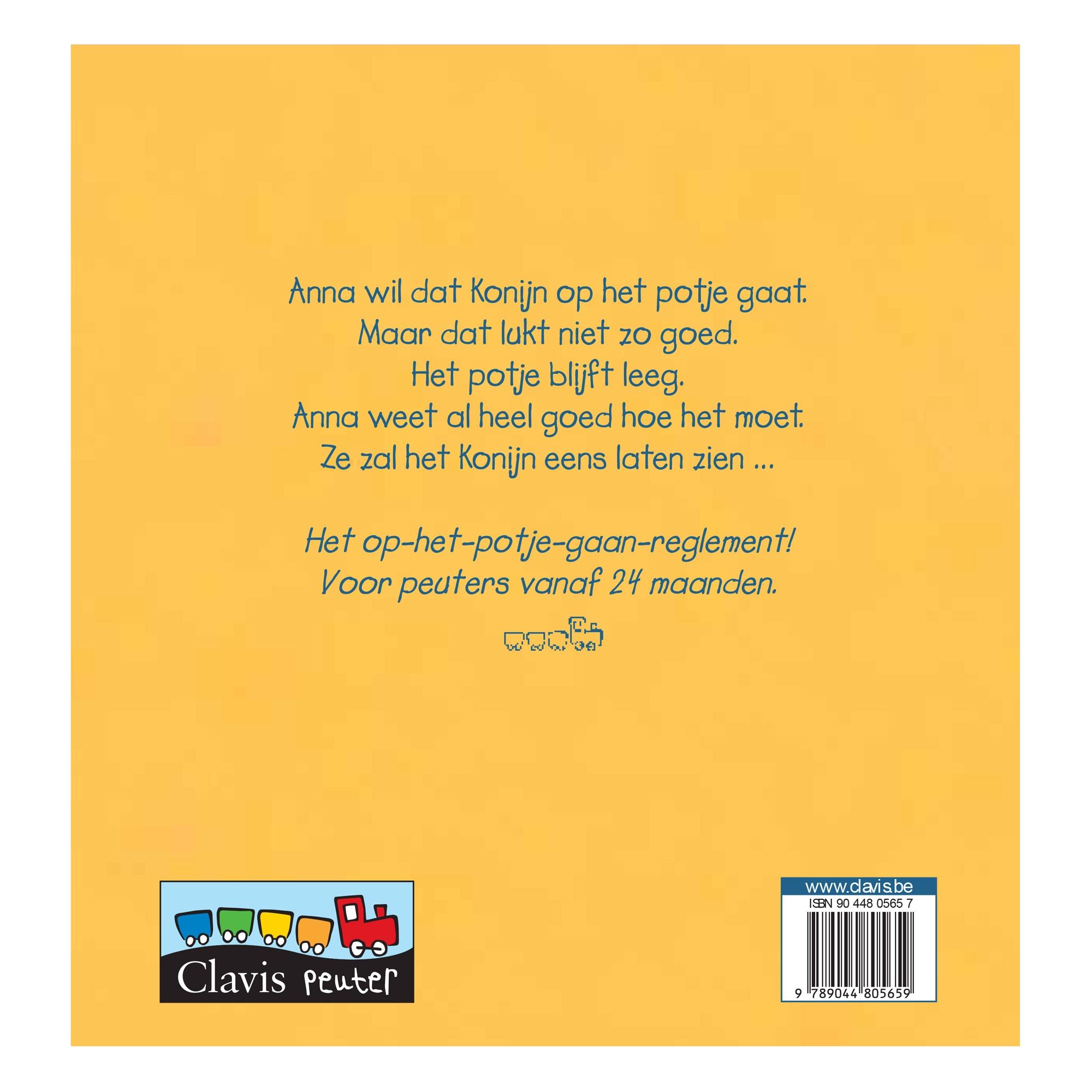 Boekje - Op je potje, Konijn