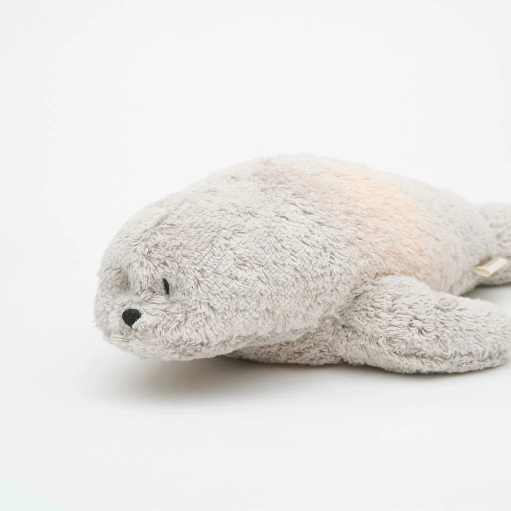 Moonie Knuffel The Humming Seal Gray Natur 2.0