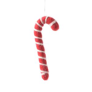 Little hangings Candy-Cane, red/white - Aveva