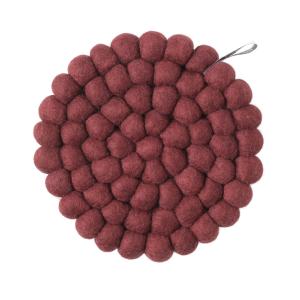 Potonderzetter rond D17cm Burgundy - Aveva