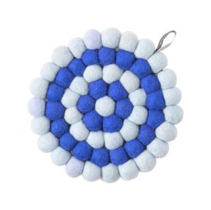 Potonderzetter rond D17cm Blue target - Aveva