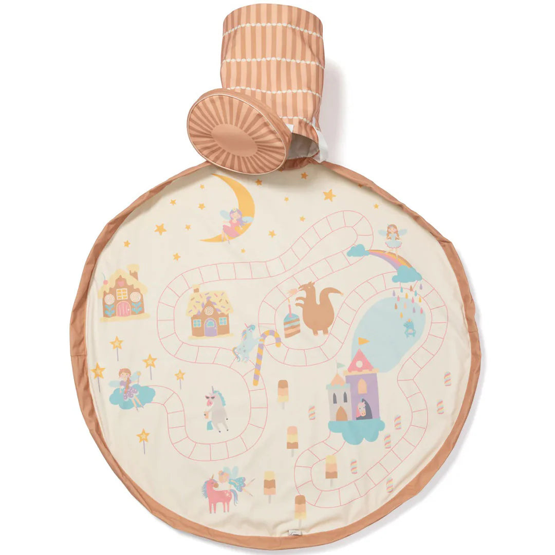 Play & Go Speelmat-Opbergzak Fairyworld Dusty Rose 140 cm