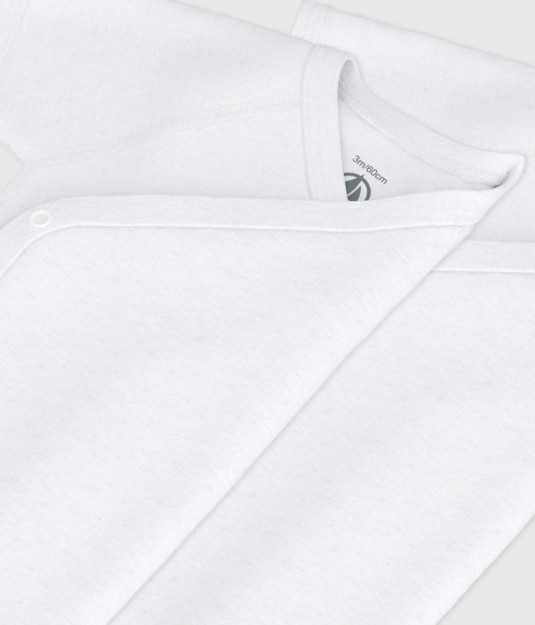 Petit Bateau - Set van 2 body's wit - korte mouw