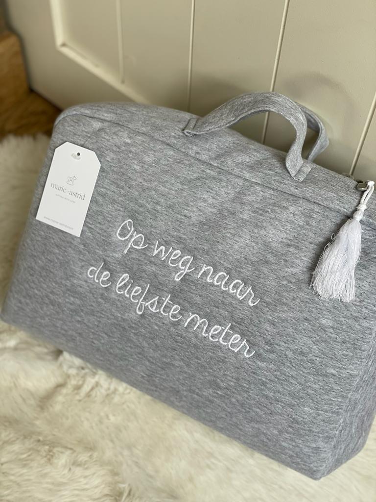 Logeertasje in stof