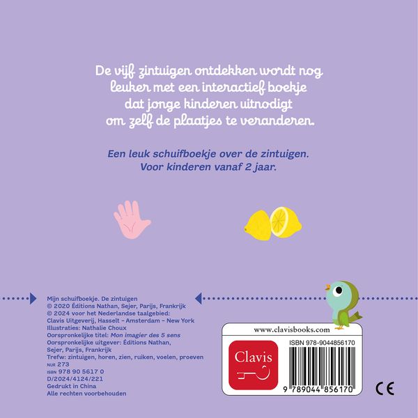 Boekje - Mijn schuifboekje - De zintuigen