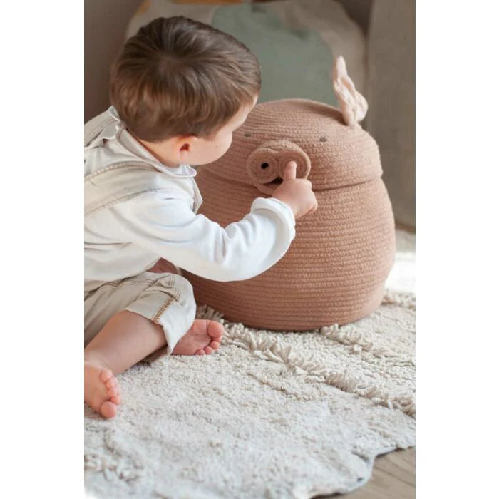 Basket Big Peggy The Pig - Lorena Canals