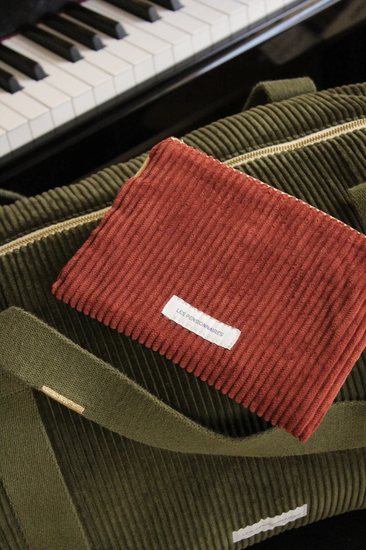 Toilettasje corduroy - Les Pensionnaires