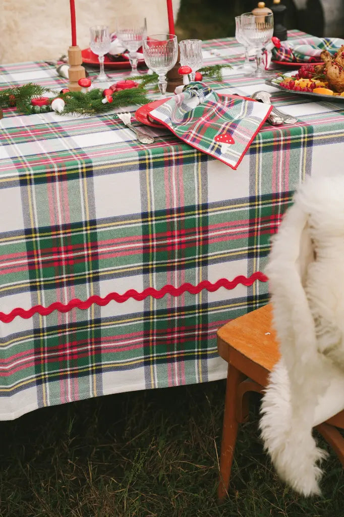 Servetten Highland Snow (Set van 2)