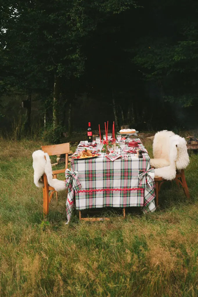 Tafelkleed Highland Snow