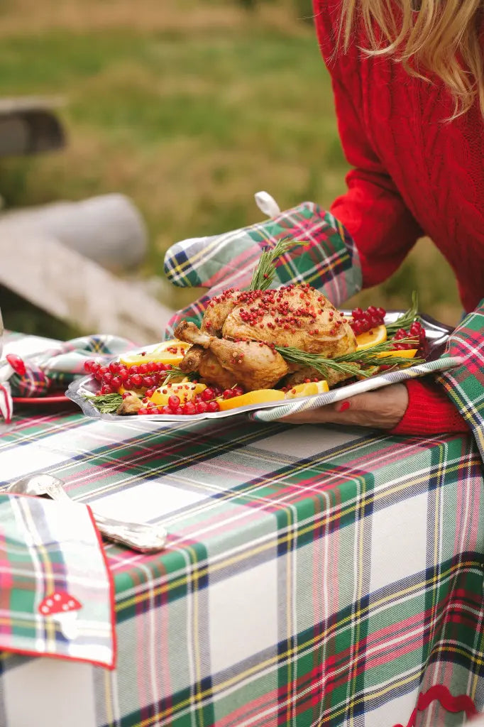 Servetten Highland Snow (Set van 2)