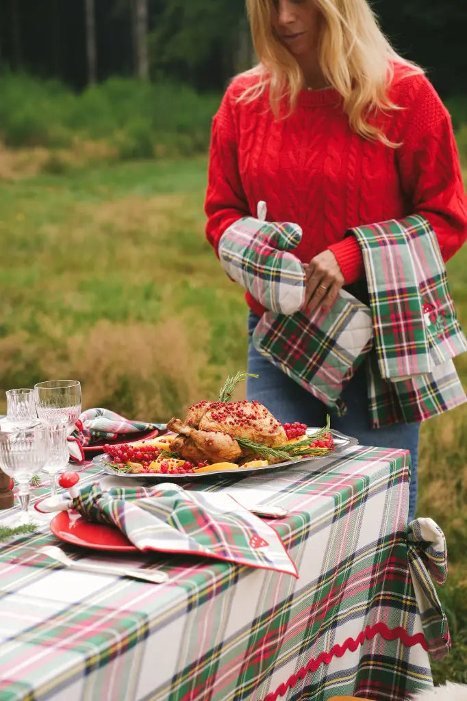 Servetten Highland Snow (Set van 2)