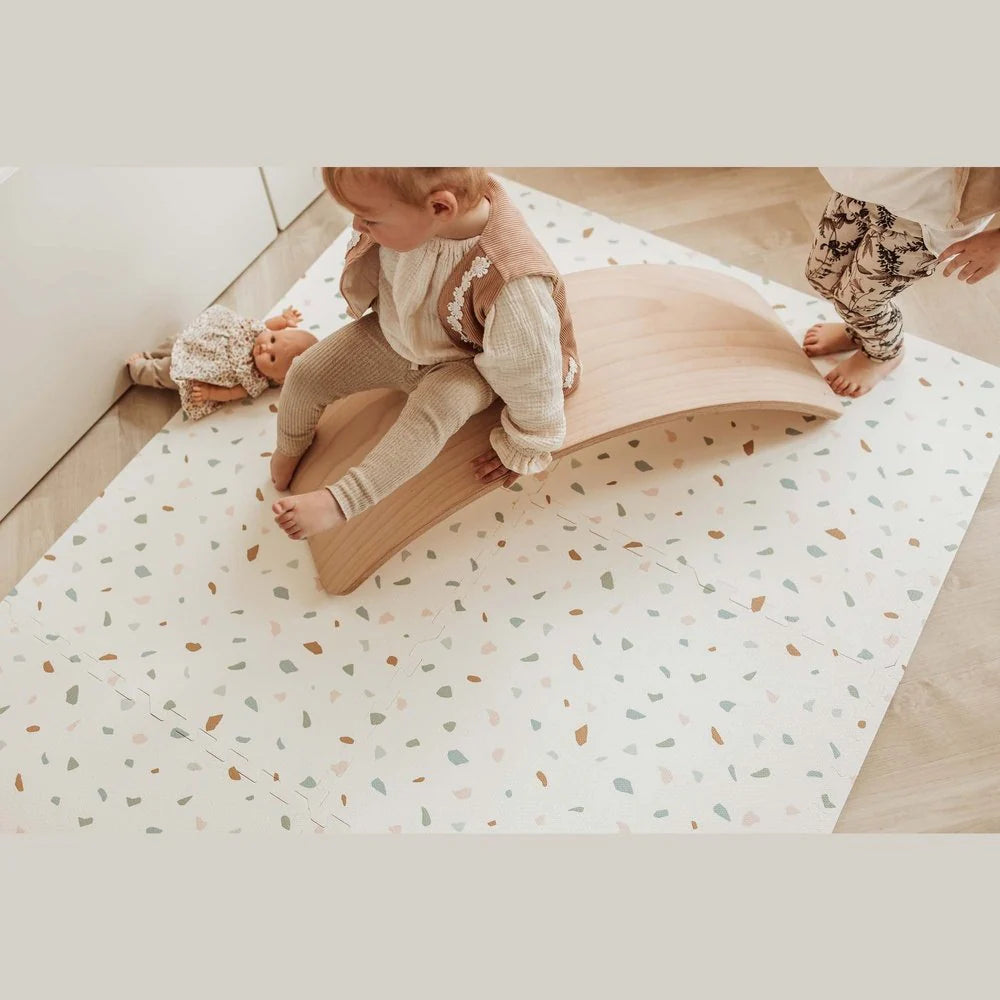 Play & Go Tiloo village puzzlemat, storage box, and mini house
