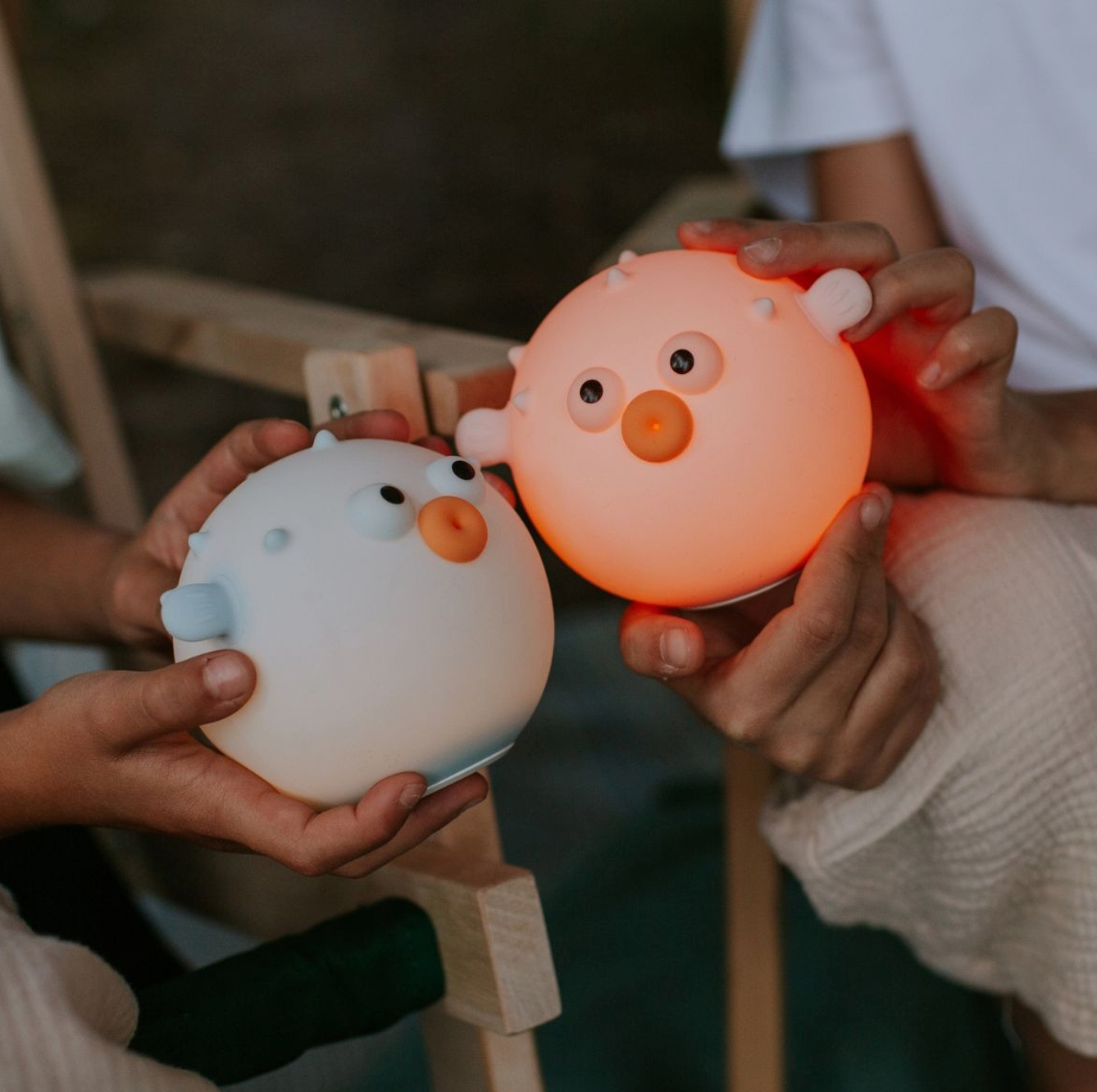 Nachtlamp Blow Fish Pink - Mary's