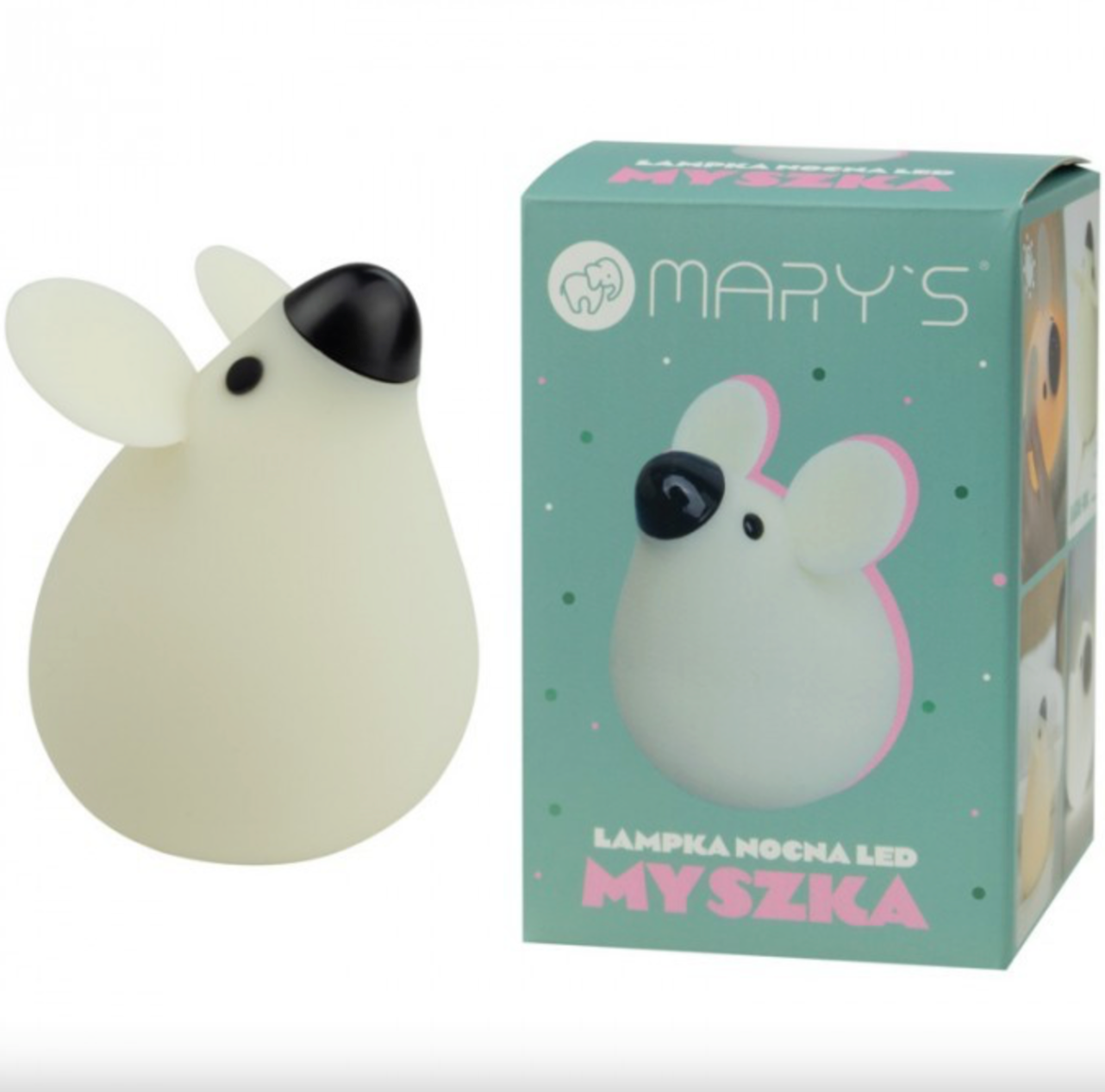 Nachtlamp Mouse White - Mary's