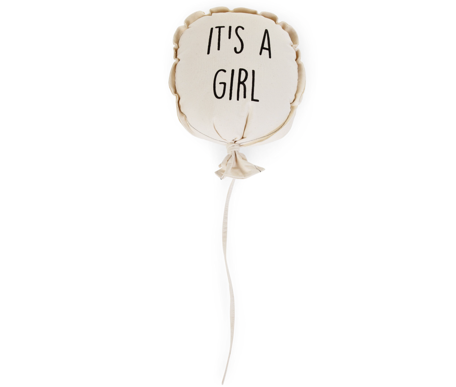 Canvas Ballon - It's A Girl - Muurdecoratie