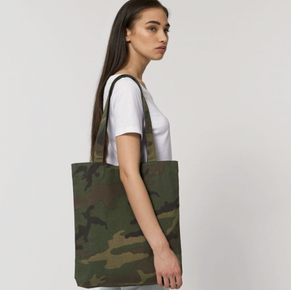 Camouflage tote bag