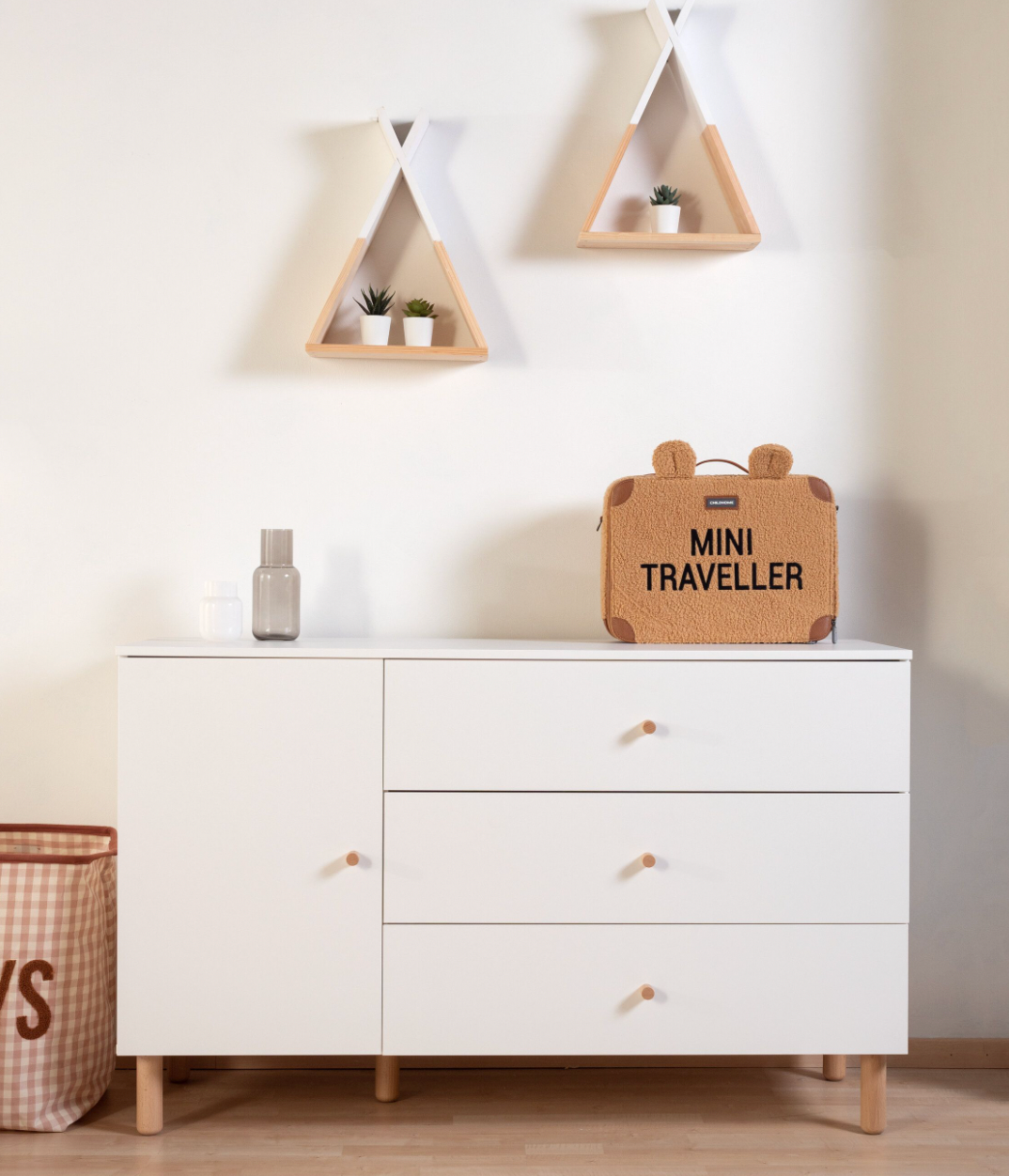 Mini Traveller Kinderkoffer - Teddy Brown - Childhome