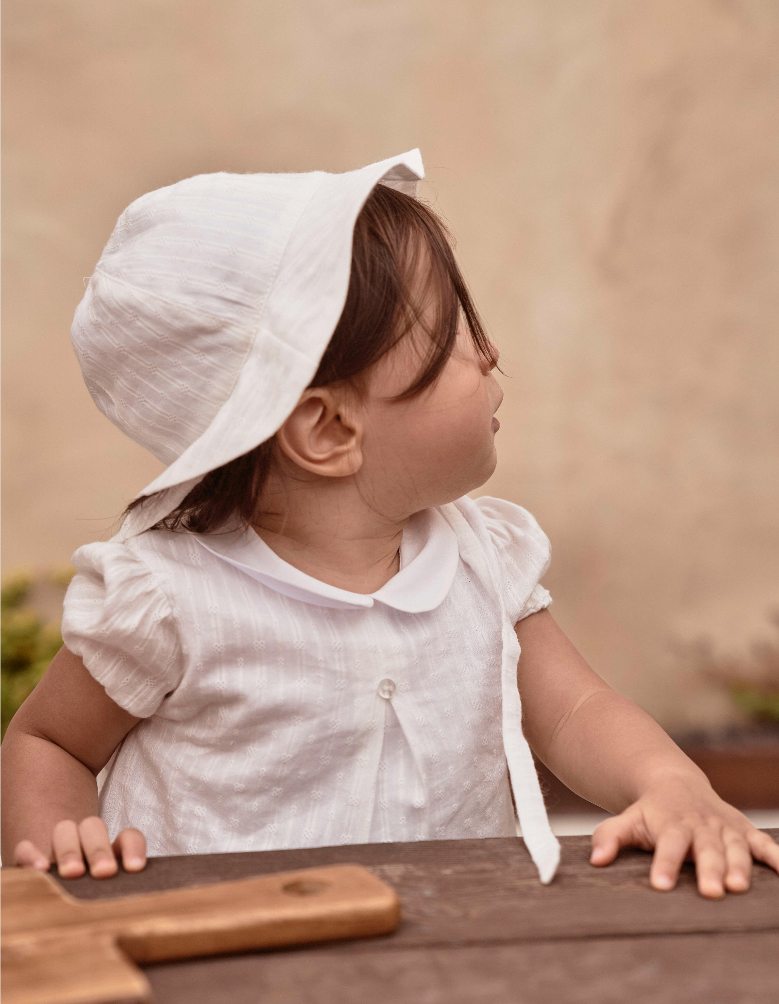 Zomerhoedje wit - Baby Gi