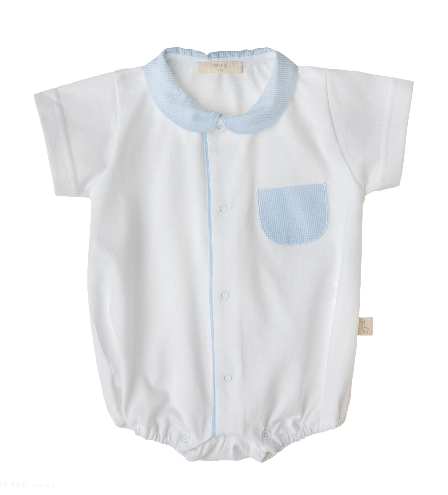 Body vichy blauw - Baby Gi