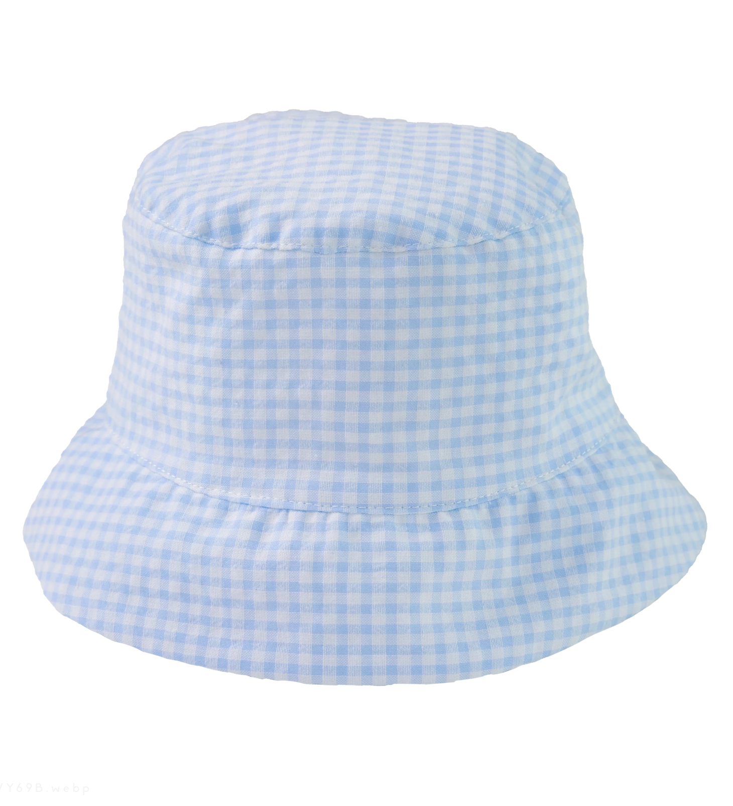 Hoedje vichy roze/ blauw - Baby Gi