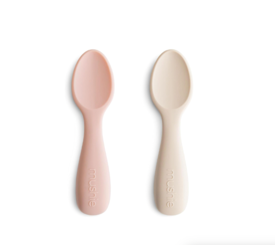 Minilepels Mushie - set van 2 - kleur Blush/Shifting Sand
