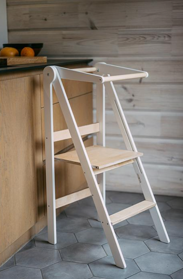 Leg&go Opvouwbare Leertoren 'Helper Tower' White