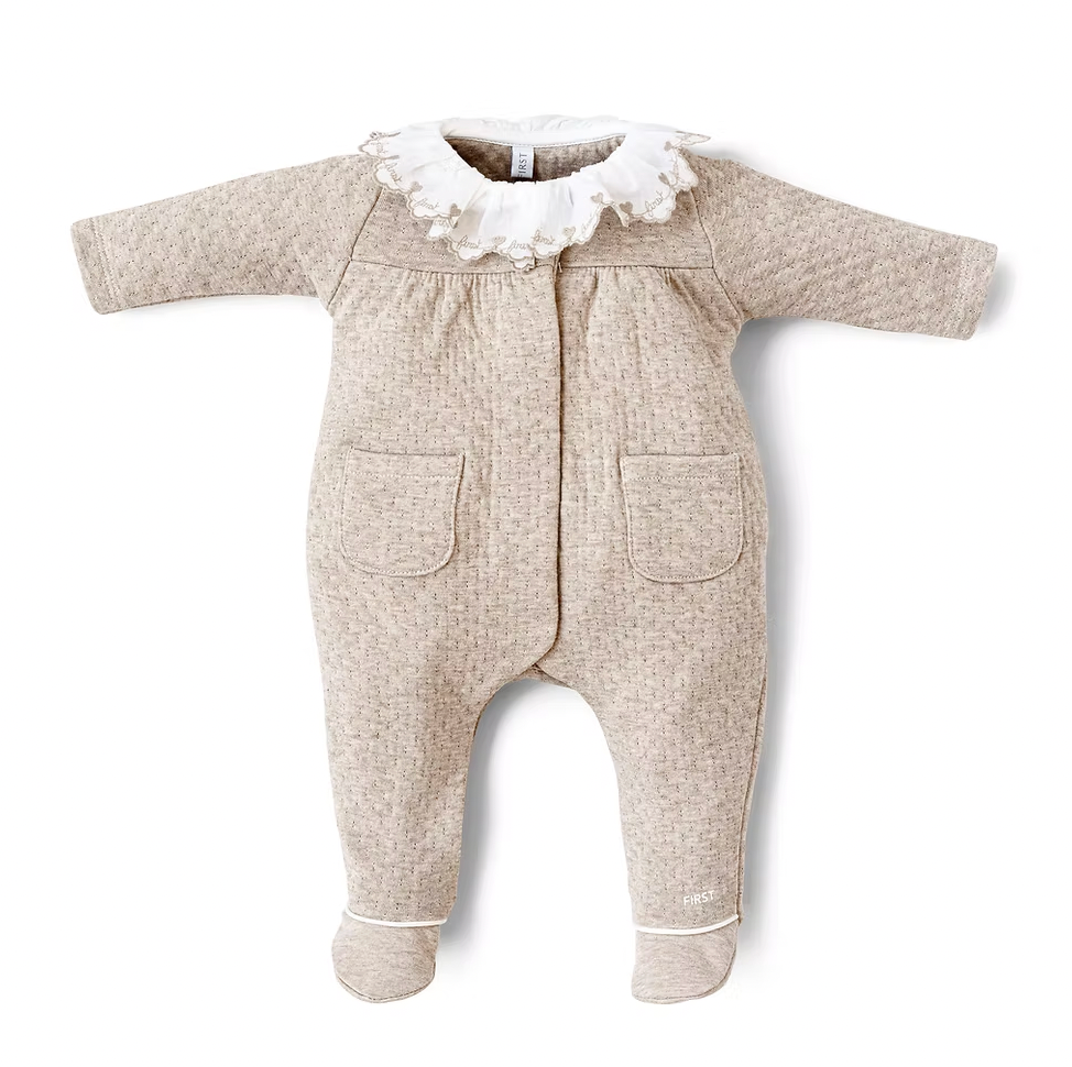 Babypakje beige girl - First