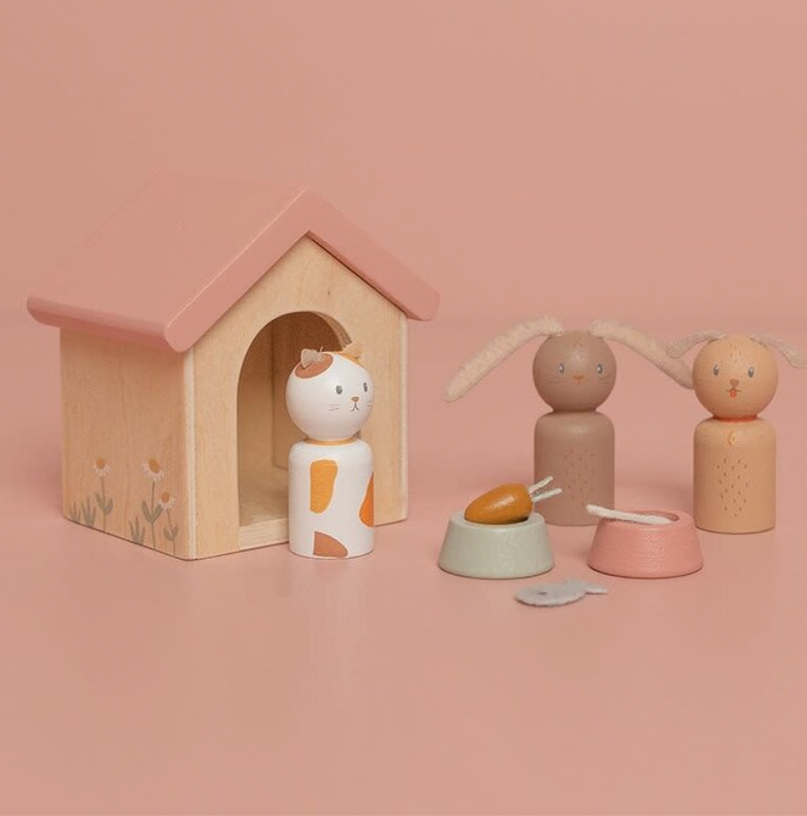 Poppenhuis Aanvulset - Huisdieren - Little Dutch