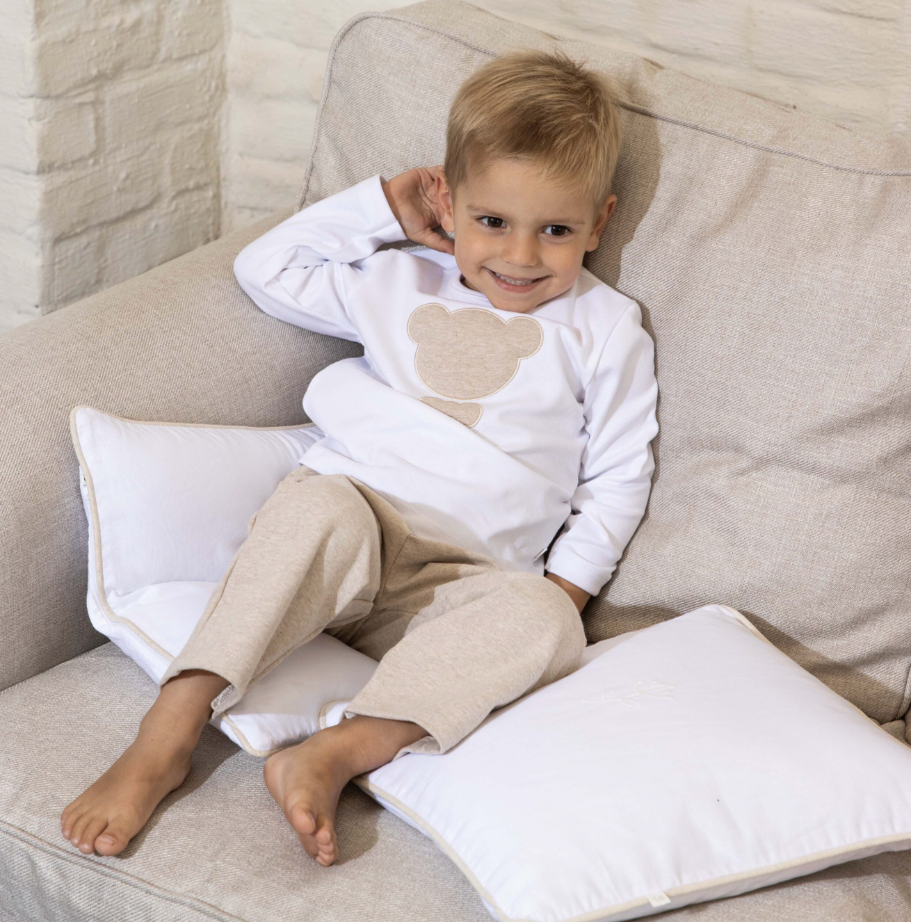 Pyjama 2-delig voor jongens en meisjes – Living Nature