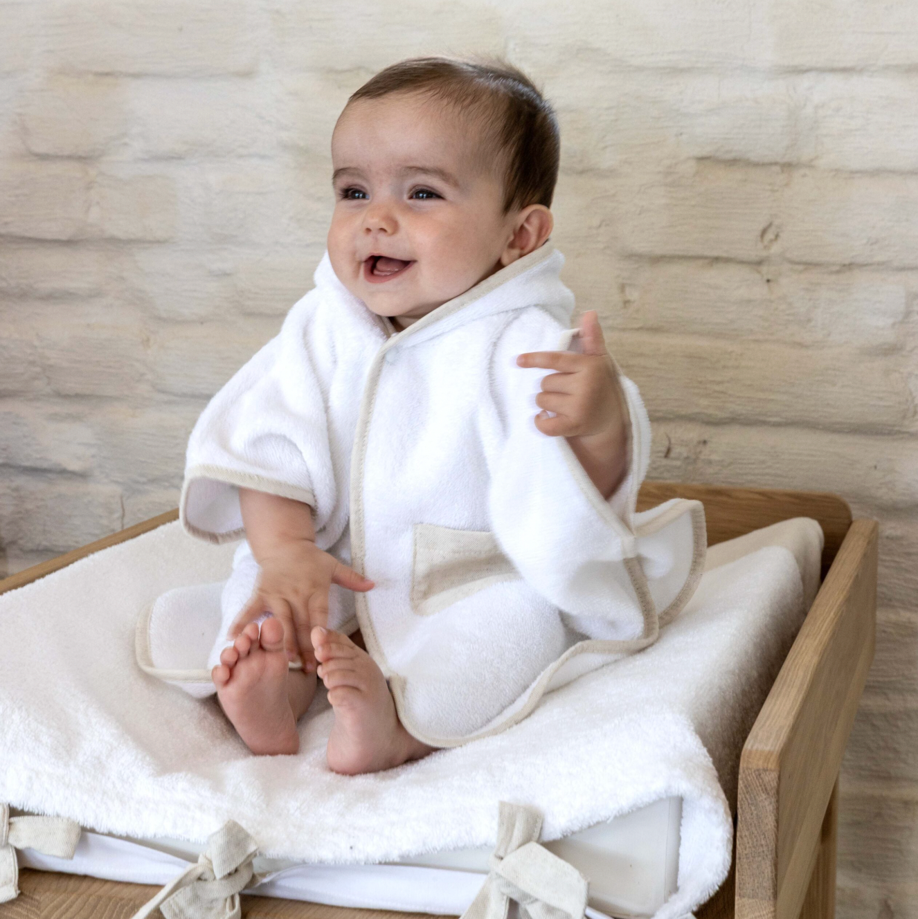 Poncho linnen - Living Nature