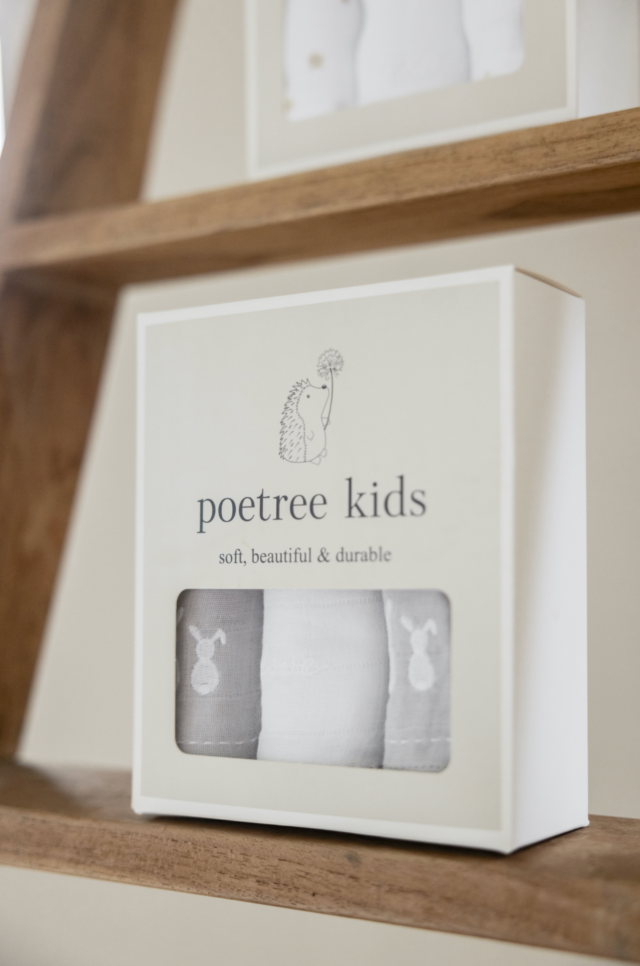 Set van 3 hydrofiele doekjes - Poetree Kids