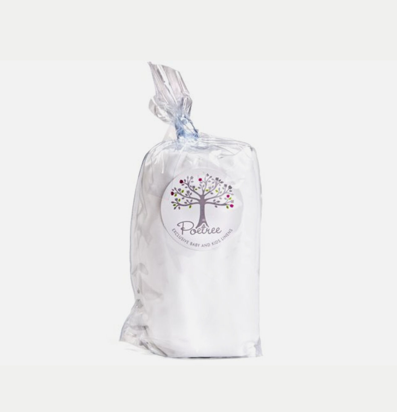 Hoeslaken ledikant poplin katoensatijn 70x140cm - Poetree Kids
