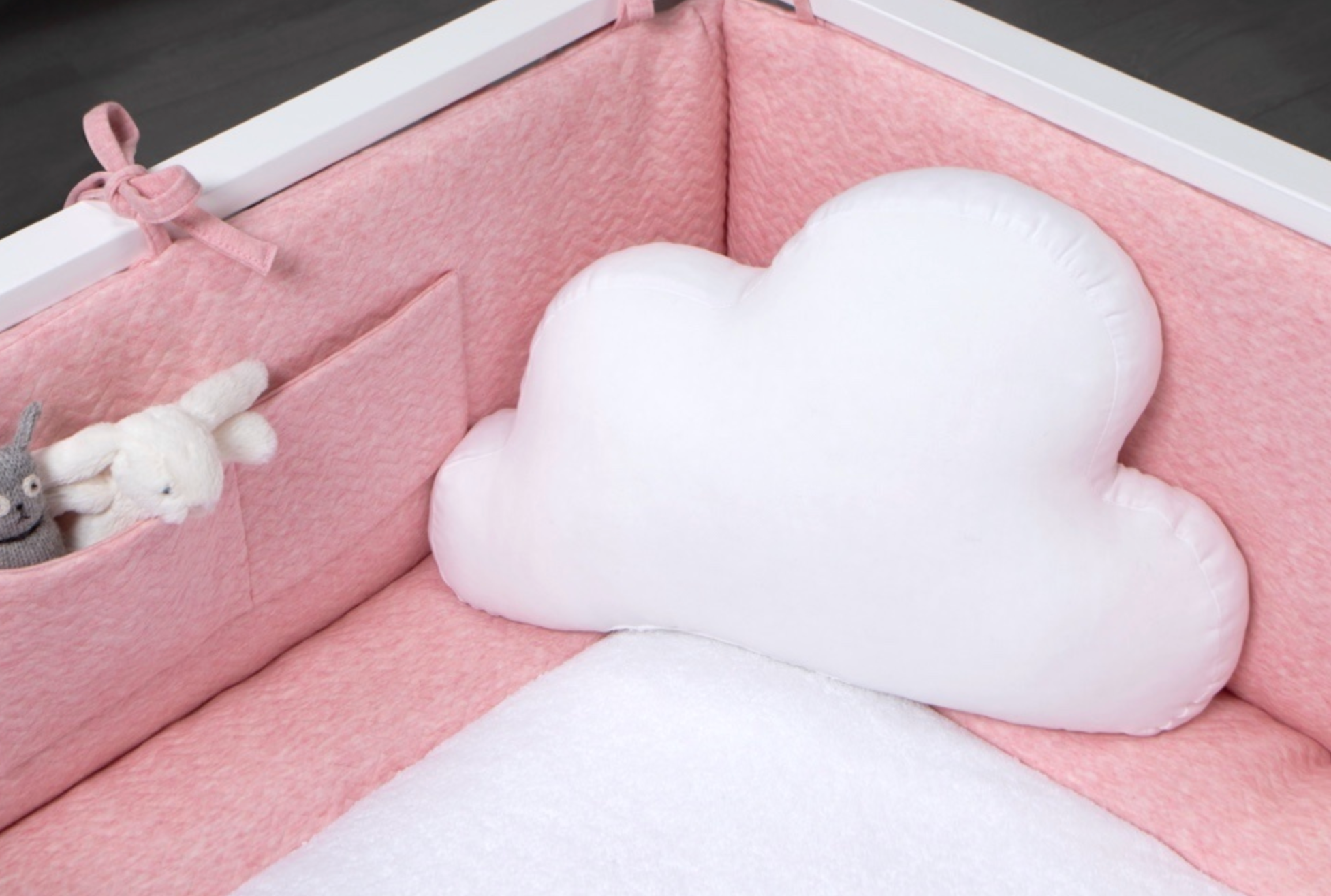 Decoratie kussen Cloud White - Poetree Kids