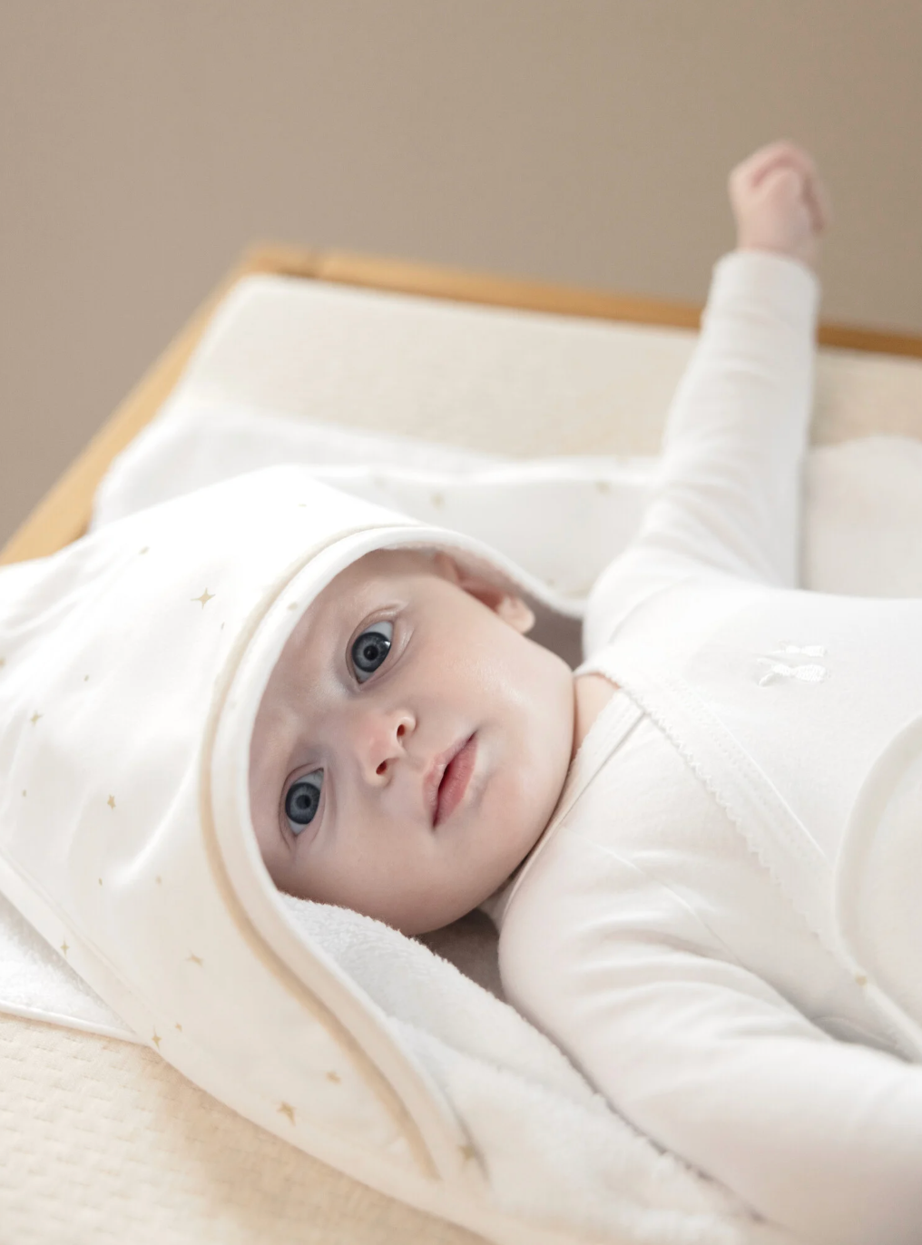 Body lange mouw met overslag White - Poetree Kids