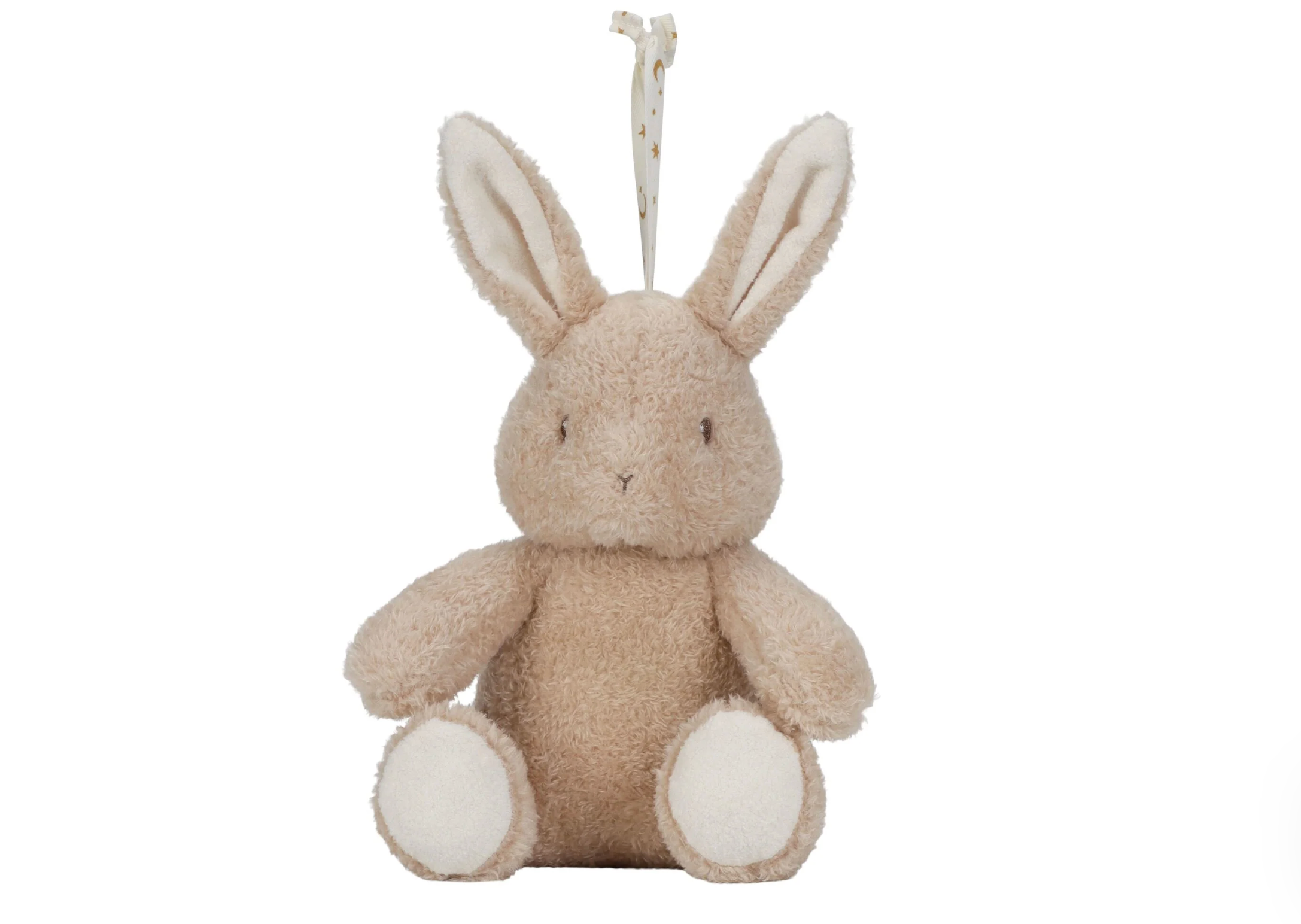 Knuffelkonijn Licht & Geluid - Beige - Baby Bunny - Little Dutch