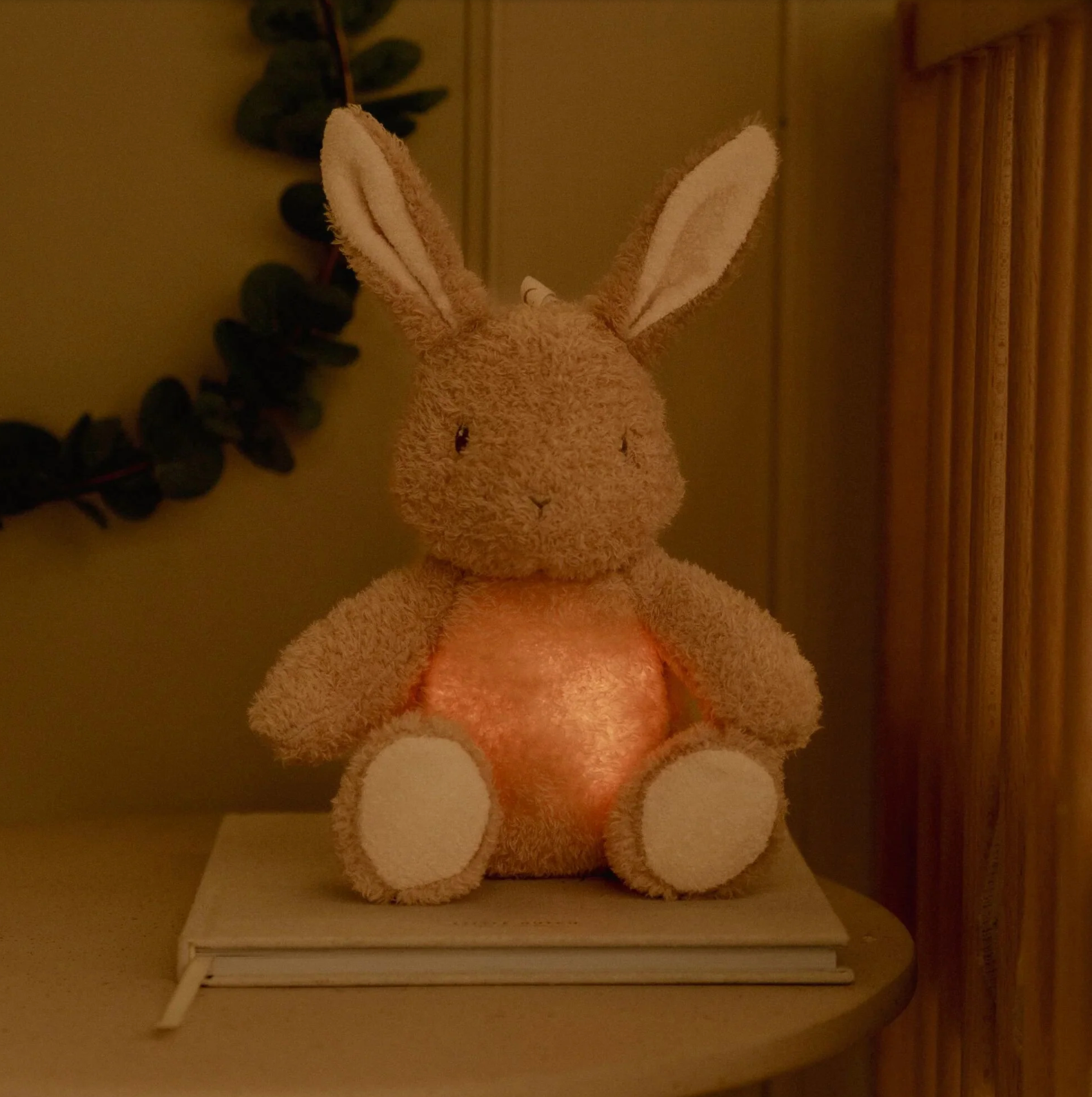 Knuffelkonijn Licht & Geluid - Beige - Baby Bunny - Little Dutch