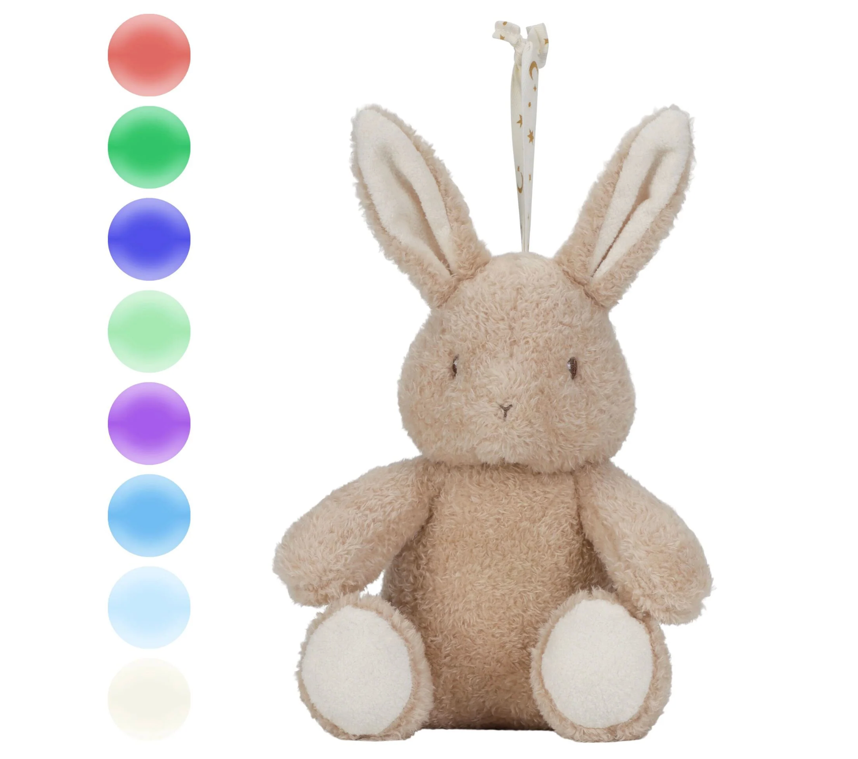 Knuffelkonijn Licht & Geluid - Beige - Baby Bunny - Little Dutch