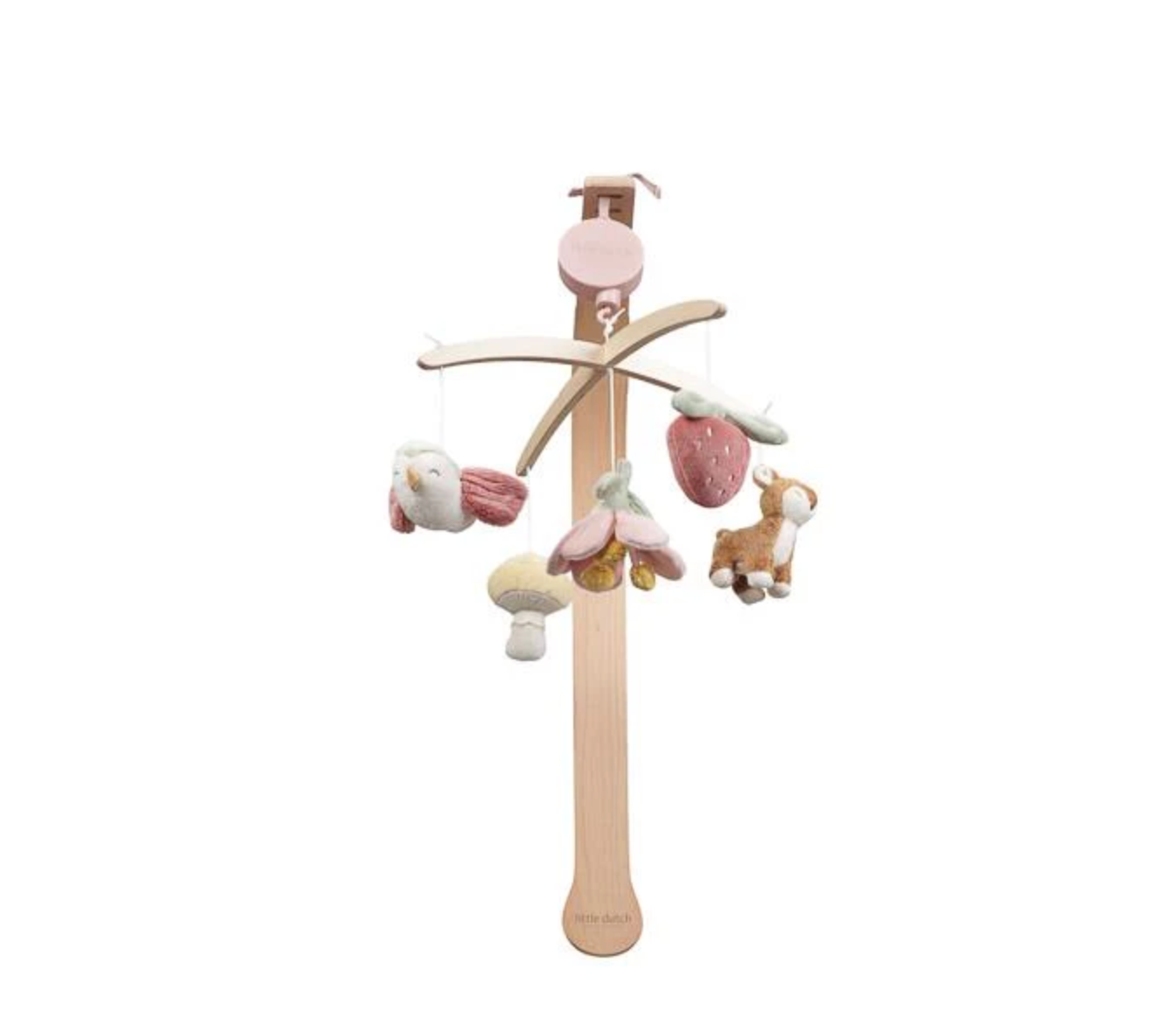 Houten muziekmobiel - Roze - Fairy Garden - Little Dutch