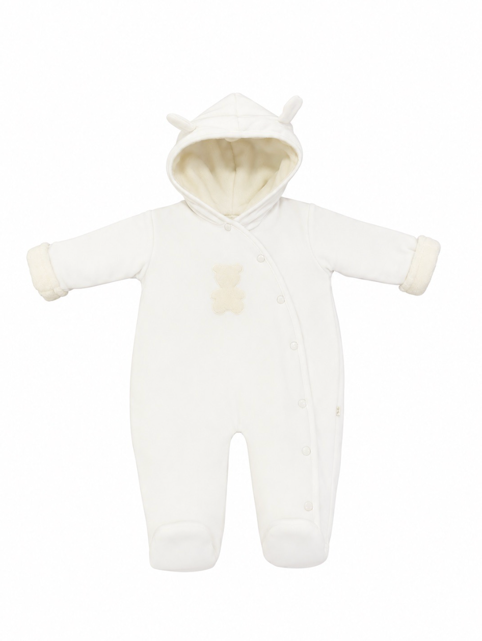 Winter onesie velours écru - Living Nature