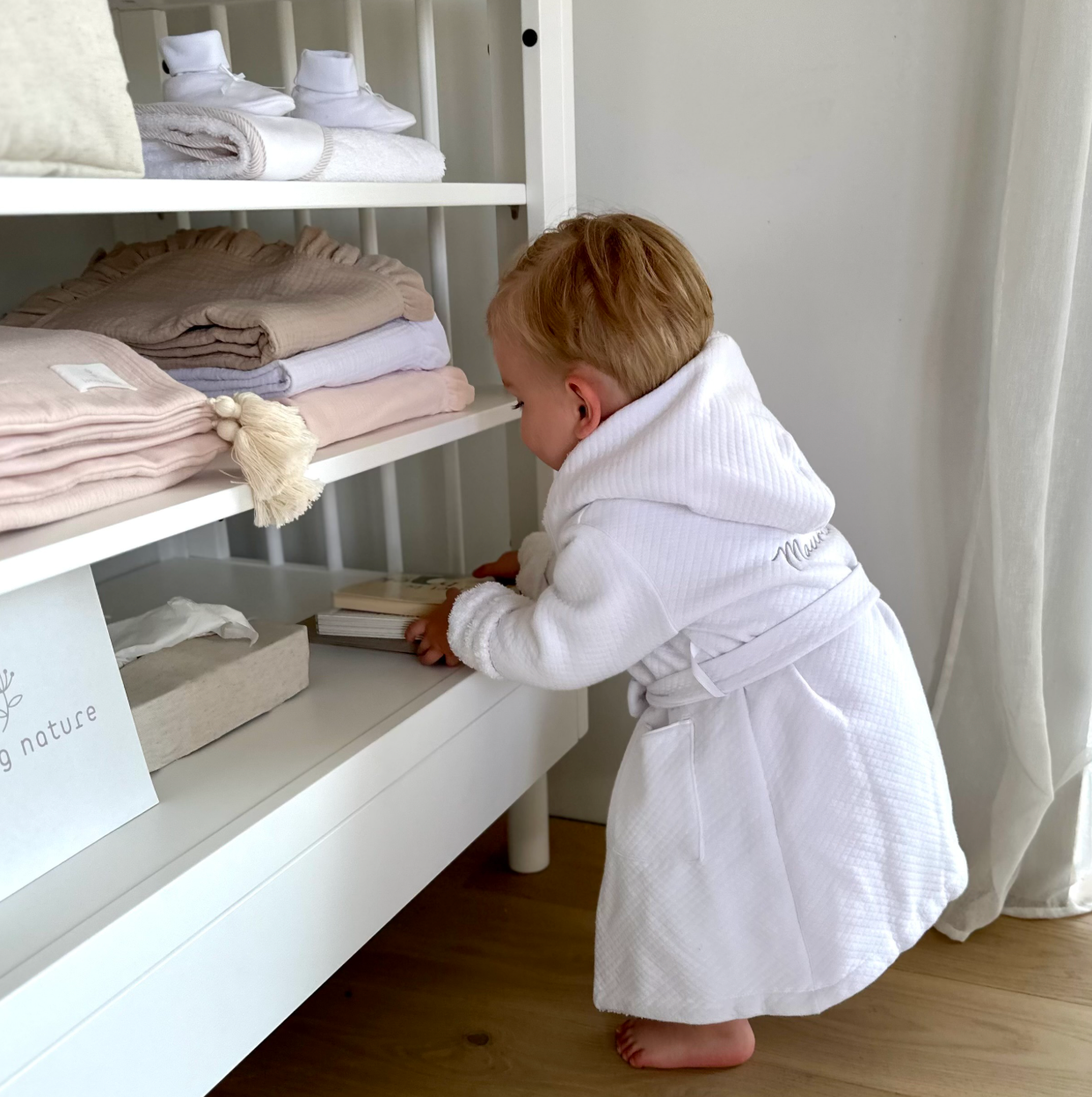 Badjas kids losange 1-3 jaar - Living Nature