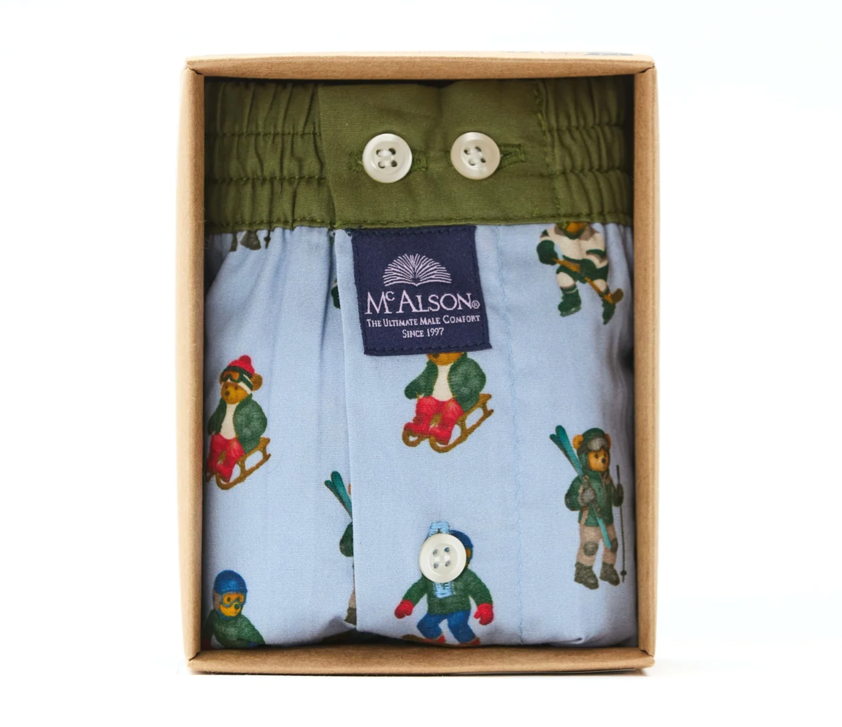 Mc Alson M5444 large of XL - beertjes lichtblauw