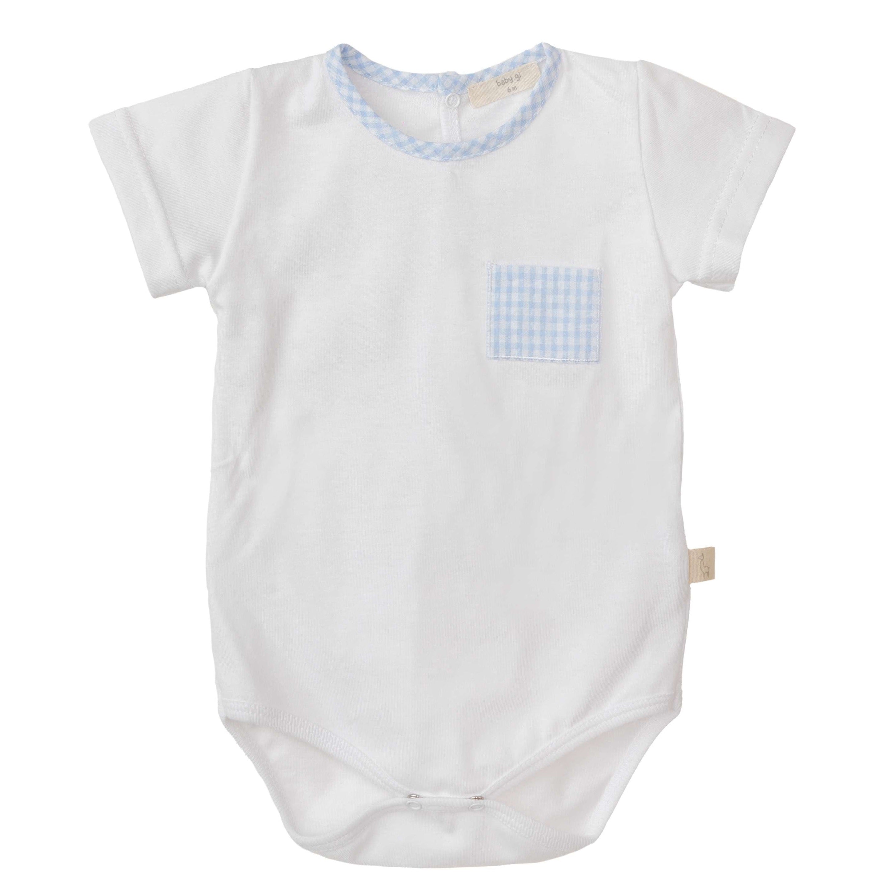 Body vichy blauw - Baby Gi