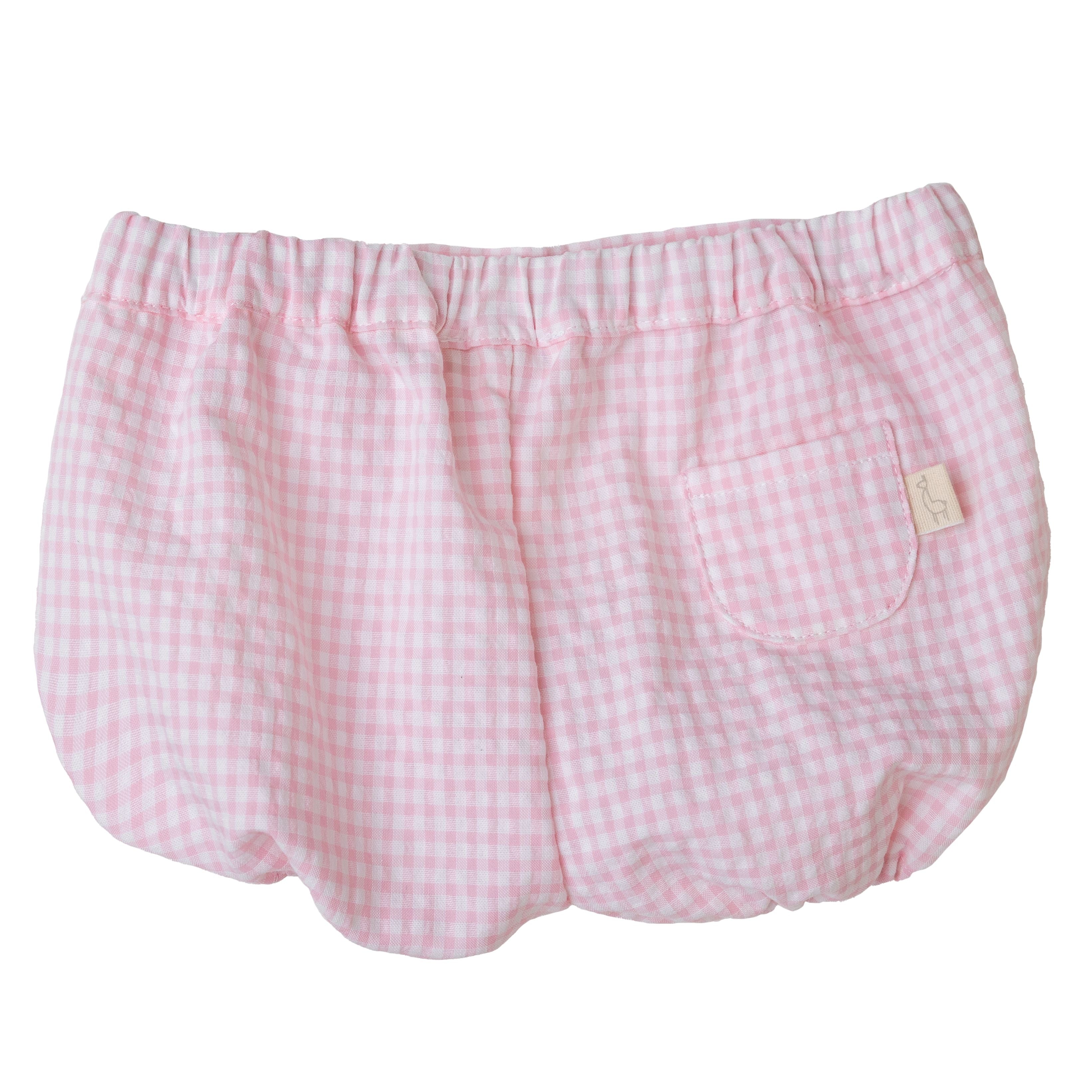 Shortje vichy roze - Baby Gi