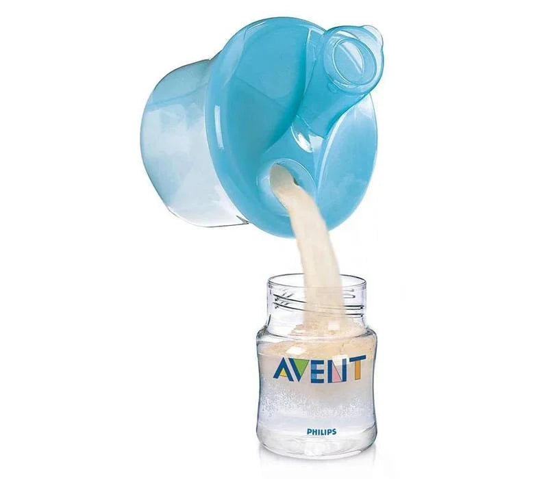 Melkpoederverdeeldoos blauw - Avent