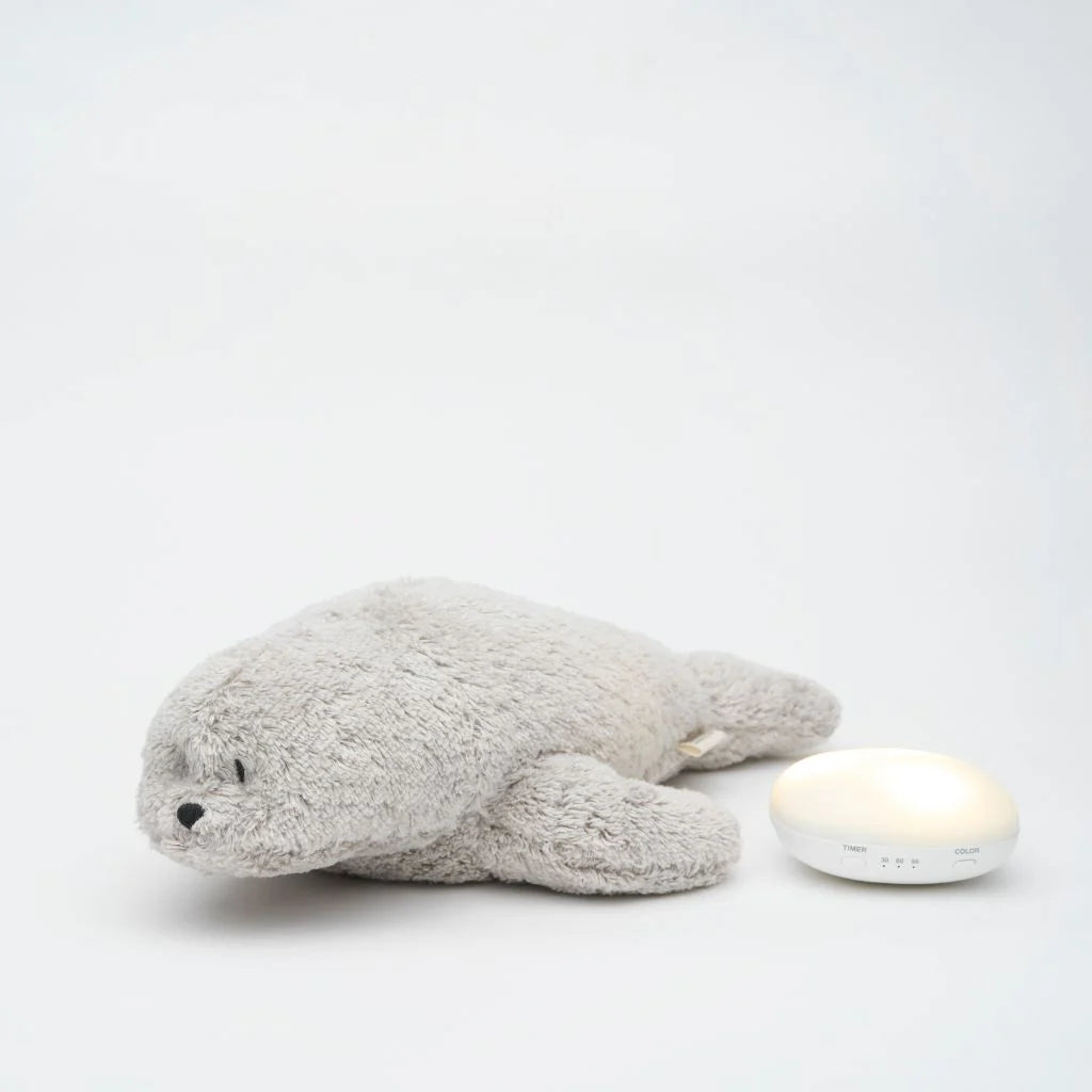 Moonie Knuffel The Humming Seal Gray Natur 2.0