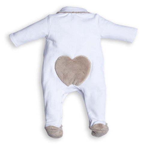 Babypakje hartje fur - First