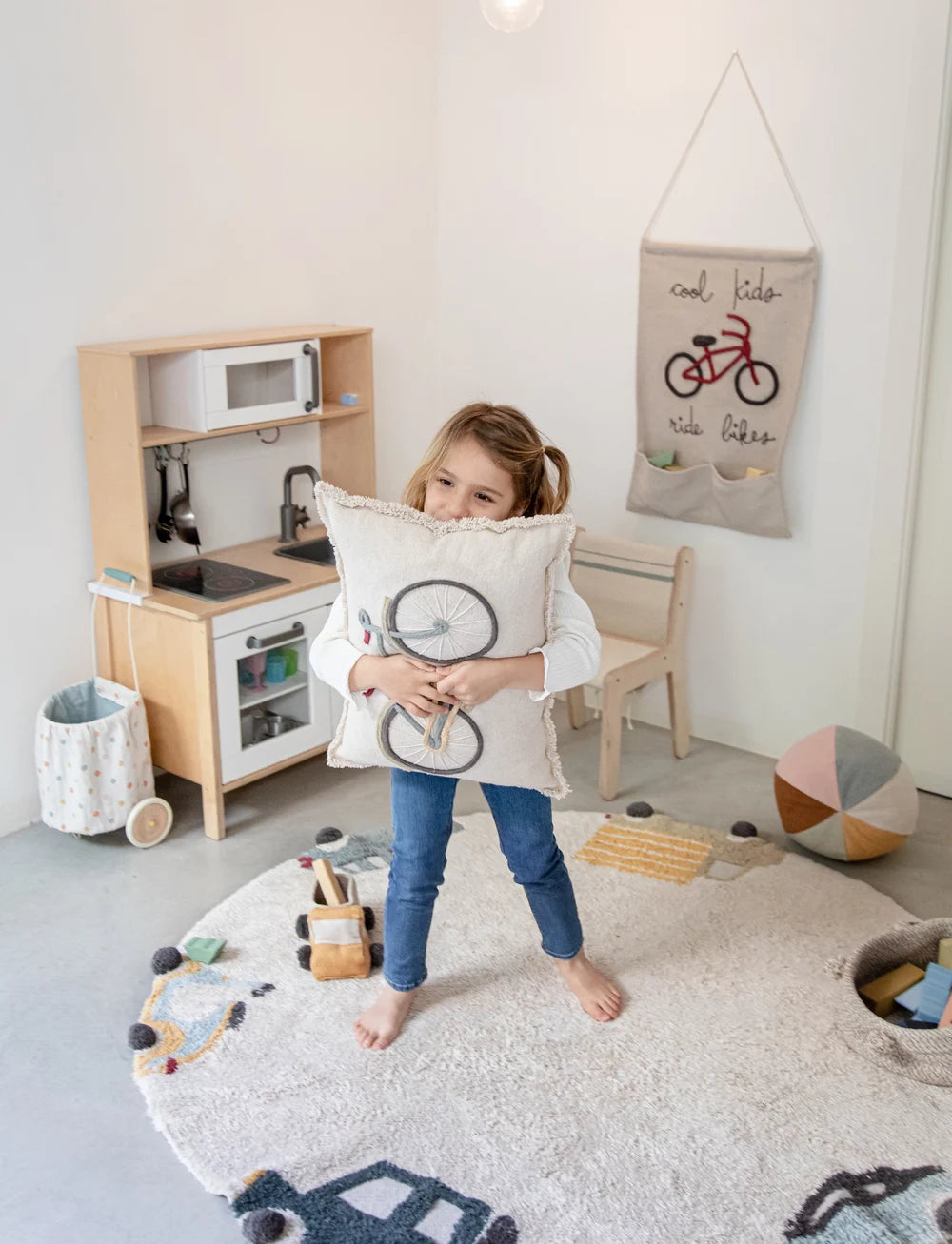 Tapijt Wheels 140cm - Lorena Canals