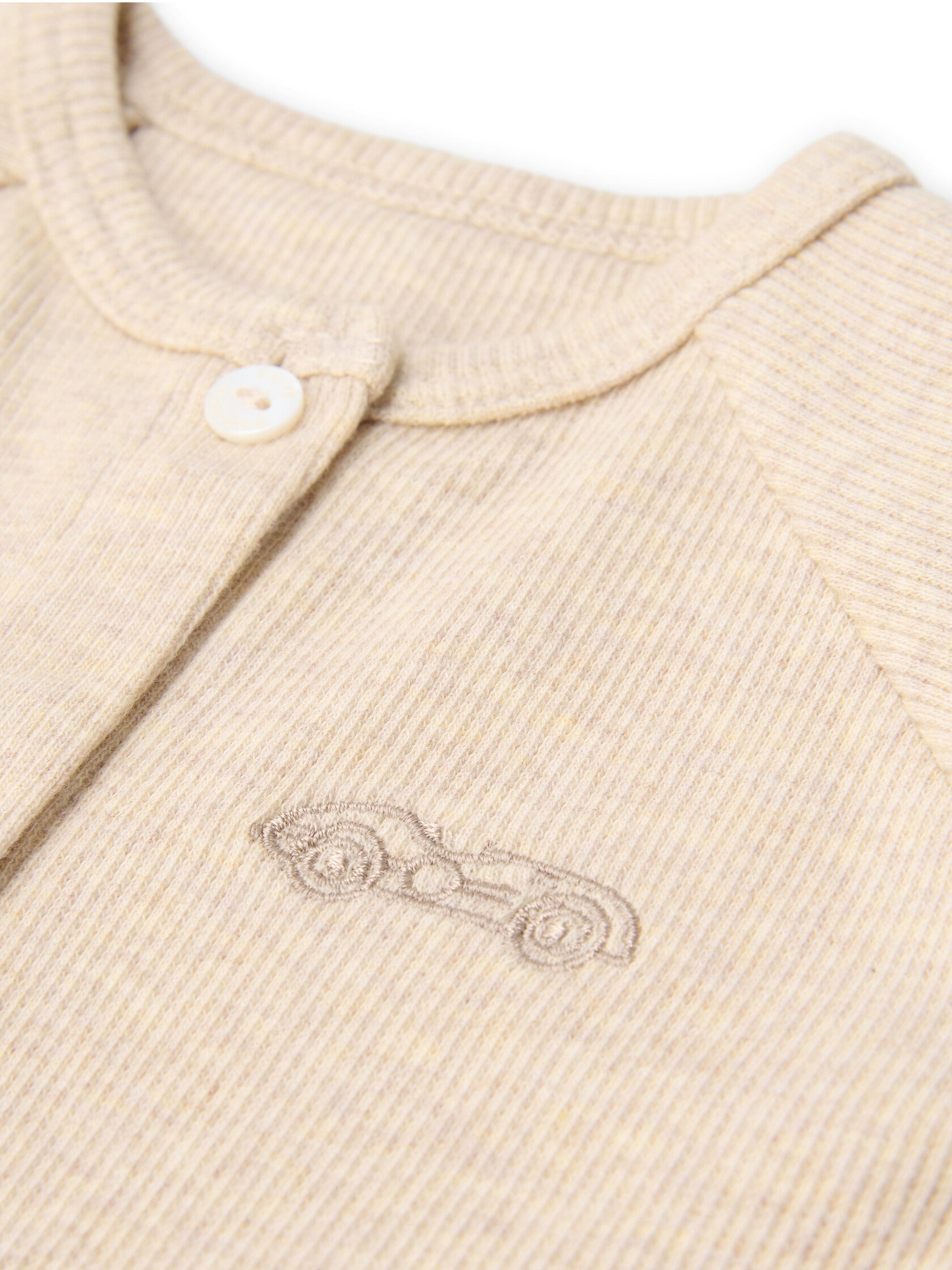 Ollie Babypakje 2x2 rib camel - Poetree Kids